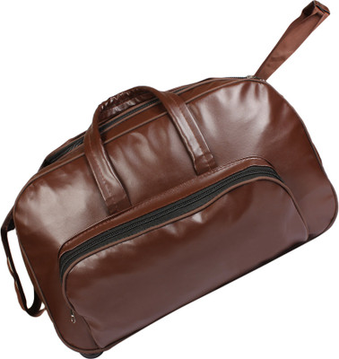

Firemark (Expandable) Firemark_Travel_BAG_Brown_04 Duffel Strolley Bag(Brown)