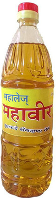 

Mahavir double filtered Groundnut Oil 1 L Plastic Bottle