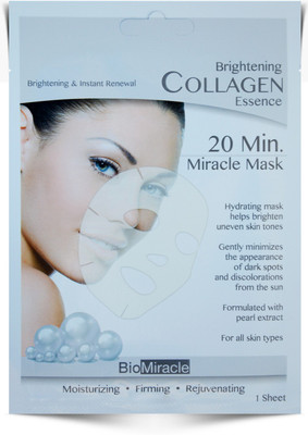 

BioMiracle Brightening Collagen Essence Mask for Brightening & Instant Renewal(18 g)