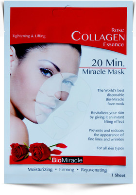 

BioMiracle Rose Collagen Essence Mask for Tightening & Lifting(18 g)