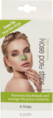 

Beautiz Deep Cleansing Black Head / White Heads Remover Nose Pore Strips ( 6 Strips Pack ) Green Tea(29 g)