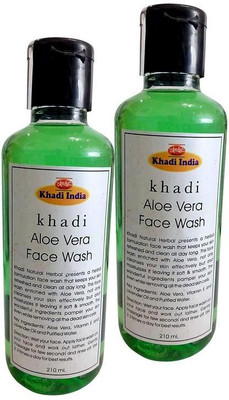 

Khadi Aloevera Face Wash (Pack of 2) Face Wash(210 ml)