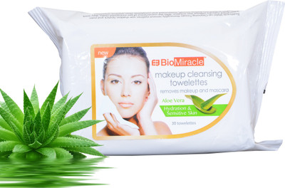 

BioMiracle Aloe Vera Towelettes, 30 Count(Pack of 30)