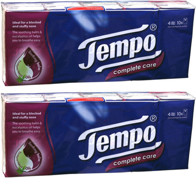 

Tempo Complete Care Handkerchief 4 Ply - 10X (Pack of 2)(Pack of 200)