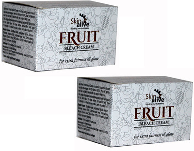 

SKIN ALIVE Fruit Bleach Cream for Extra Fairness & Glow Skin(150 g)