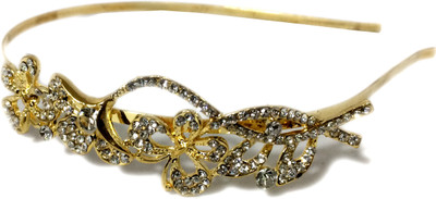 

New Arihant Traders Head band with stone (Golden) Head Band, Hair Accessory Set, Hair Band(Gold)