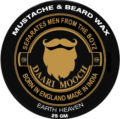 

Daarimooch EARTHY HEAVEN mustache & beard wax 25 gm Wax(25 g)