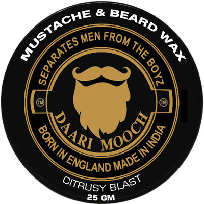 

Daarimooch CITRUSY BLAST mustache & beard wax 25 gm Wax(25 g)
