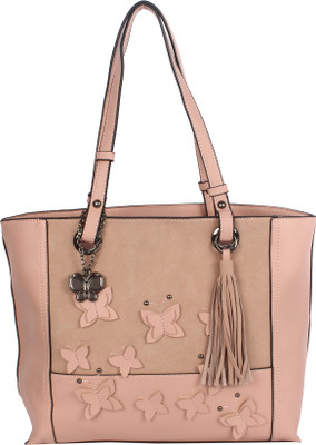 

Butterflies Hand-held Bag(Beige)