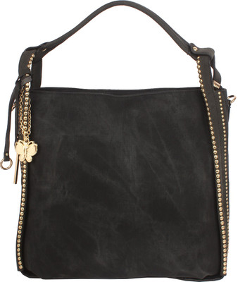 Butterflies Hand-held Bag(Black)