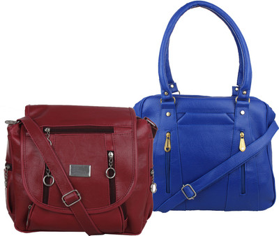 

Fillin Cart Sling Bag(Blue, Maroon)