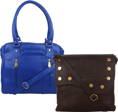 

Fillin Cart Sling Bag(Blue, Brown)