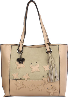 

Butterflies Hand-held Bag(Brown)