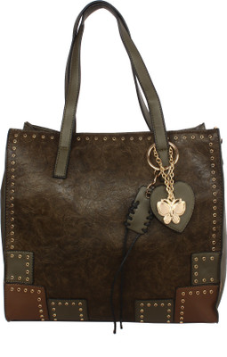 

Butterflies Hand-held Bag(Green)