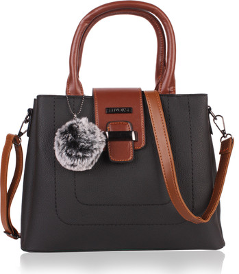 

Luvoksi Hand-held Bag(Black, Brown)