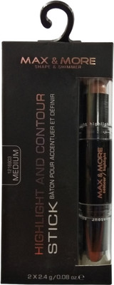 Max & More Highlight And Contour Stick Highlighter(Medium)