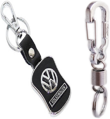 MGP FASHION volkswagon car slim metal and curver spring hook car combo Key Chain