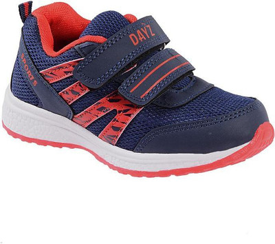 

Dayz Boys Velcro Walking Shoes(Blue, Blue;red