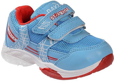 

Dayz Boys Velcro Walking Shoes(Blue, Blue;red
