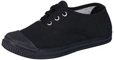 

IFB Boys & Girls Lace Running Shoes(Black