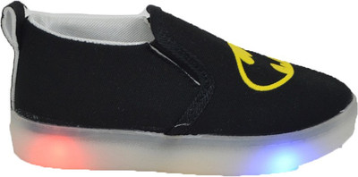 

PASSION PETALS Boys & Girls Slip on Sneakers(Black