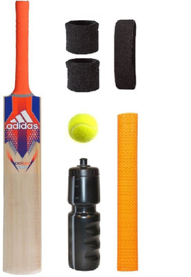 

SportsCorner Branded Sticker Poplar/Popular Willow Cricket Bat (For Tennis Ball) Size-6 Combo (Kit of 7 Items) Cricket Kit