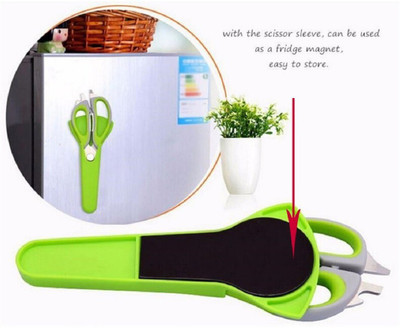 

Bruzone Multi Purpose Vegetable Cutter Tool A05 Stainless Steel All-Purpose Scissor(Green, Pack of 1)