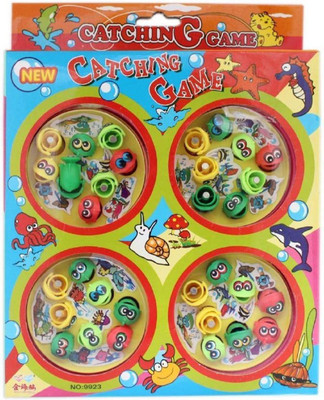 

fedexo Fish Catching Game With 4 Pools very intersting and unique game (Battery Operated) (1 to 4 Players Game)