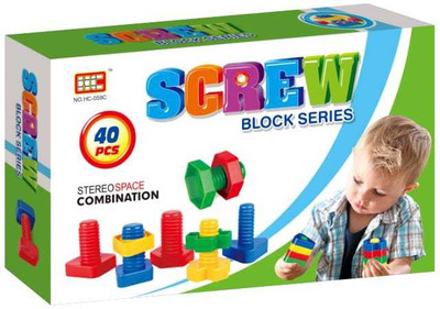 

Tiny2Tall Screw Block Sets(Multicolor)