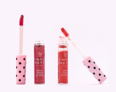 

Avon SP Shine Liquid Lip Gloss(6 ml, Amethyst Glitters - Caramel Shine)