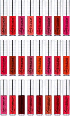 

Lady Fashion Matte Liquid Lipstick(Multicolor,)