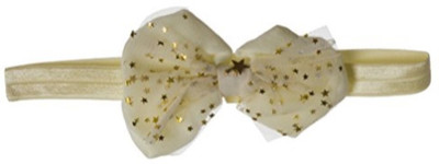 

Smartcraft Baby Elastic Headband with Bow(Stars) - White Makeup Headband