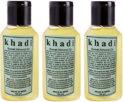

Khadi Herbal Sweet Almond Oil Pack of 3(300 ml)