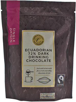 

Mark & Spencer Ecuadorian 72% Dark Drinking Chocolate - 240g 240 g