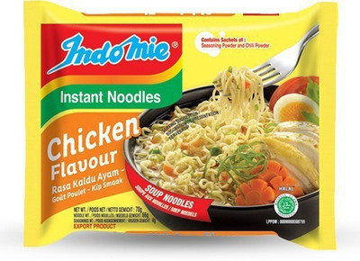 

Indomie Instant Noodles Chicken Flavour (Pack of 40) Instant Noodles 3 kg(Non-vegetarian, Pack of 40)