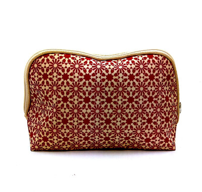 

VEGAINTER 1 Multi Purpose Use Pouch Red Color Art Polyester Pencil Box(Set of 1, Red)