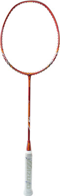 

Mizuno Carbosonic 79 Red Unstrung Badminton Racquet(G5 - 3 Inches, 85 g)