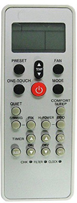 

Vinstar ac-117 split ac remote Compatible with Toshiba split ac Remote Controller(White)