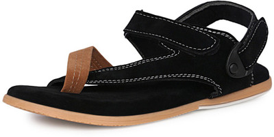 

Floxtar Men Black Sandals