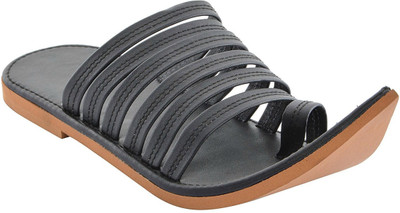

100present Men Black Sandals