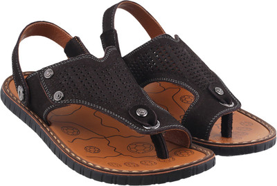 

j.Fontini Men 11,Black Sandals