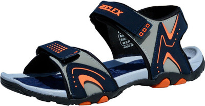 Roclex Men Navy/Orange Sports Sandals
