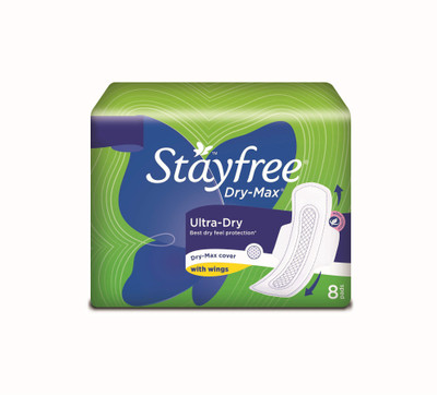 

Stayfree Dry - Max Sanitary Pad(Pack of 8)