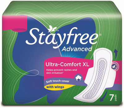 

Stayfree Advanced XL Wings Sanitary Pad(Pack of 7)