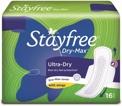 

Stayfree Dry-Max L Sanitary Pad(Pack of 16)
