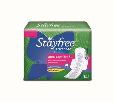 Stayfree Advanced XL Wings Sanitary Pad(Pack of 14)