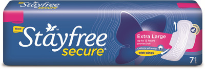 

Stayfree Secure XL Wings Sanitary Pad(Pack of 6)