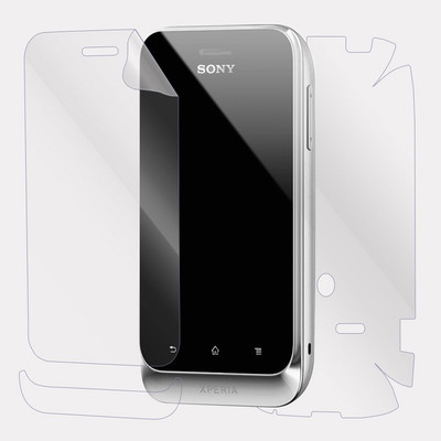 Snooky Front and Back Tempered Glass for Sony Xperia tipo(Pack of 1)