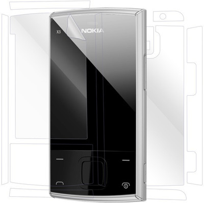 Snooky Front and Back Tempered Glass for Nokia X3(Pack of 1)