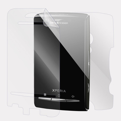 Snooky Front and Back Tempered Glass for sony xperia x10 mini(Pack of 1)